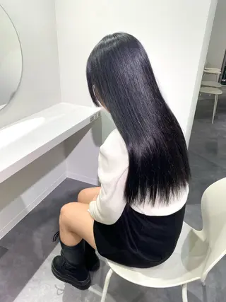 ロング カラー 髪質改善絹髪質感TR レイヤーカット/熊澤のヘアスタイル