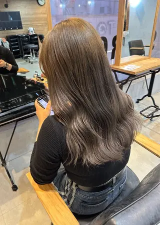 カラー SOURCE河原町 LICOのヘアスタイル