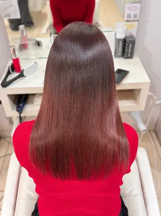 ミディアム 【髪質改善カラー】 あむ·. ⟡ 🖤のヘアスタイル