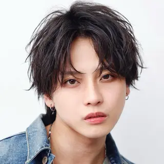 ショート パーマ メンズ 渋谷メンズ特化 佐橋世奈のヘアスタイル