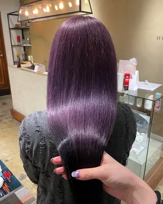 ロング カラー 𝒚𝒖-𝒓𝒊 ⸝⋆艶color🌙のヘアスタイル