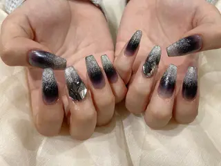 セミロング Nail  R💫 naoのネイルデザイン