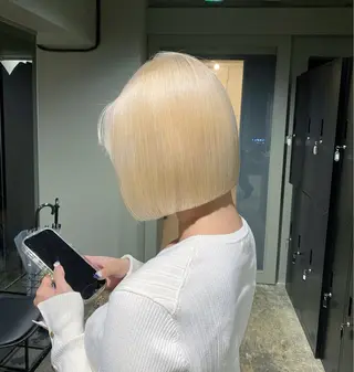 カラー ハッシュカット レイヤー/ juriのヘアスタイル