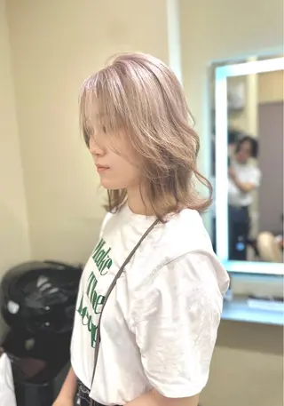 ロング カラー opus 店長大和 レイヤー/赤み消しのヘアスタイル