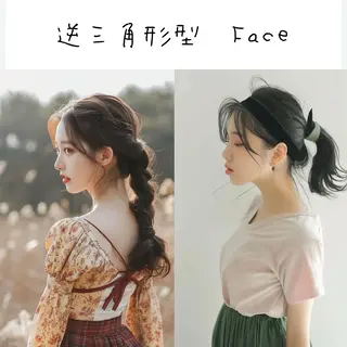 セミロング カラー パーマ 【骨格診断】佃 知南のヘアスタイル