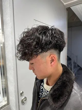 ショート パーマ メンズ 【メンズサロン】 BLUCK 横浜のヘアスタイル