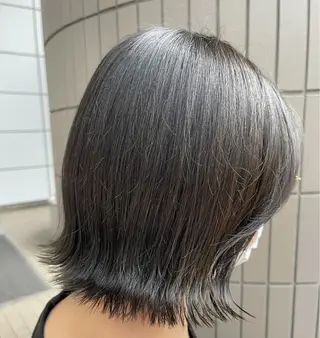 ミディアム カラー Zina天王寺 CHIAKIのヘアスタイル