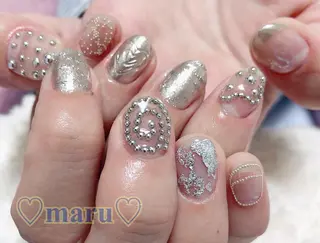ネイル まるみ ♡のネイルデザイン