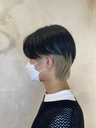 ショート カラー ルシエ吉祥寺所属・【韓国風カット】 harunaのヘアスタイル