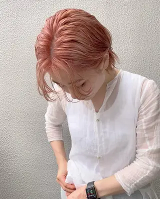 ショート カラー FILMS所属・宮城 星のヘアスタイル