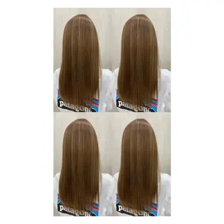 ロング カラー 店長✨レイヤー✖️ 髪質改善✖️韓国ヘアのヘアスタイル