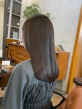 ミディアム カラー ♡トップスタイリス ト/美髪矯正hinaのヘアスタイル