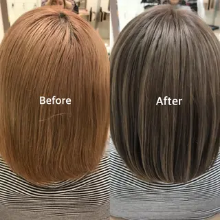 ショート カラー 樋笠 知佳のヘアスタイル