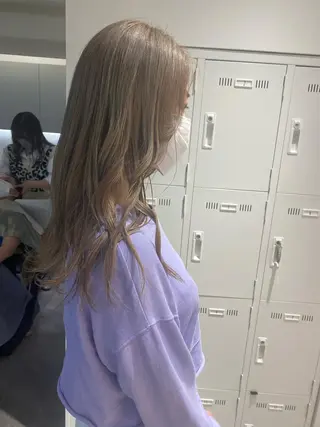 ロング カラー ヘアアレンジ ボブ /ニュアンス/ satomi🧸💖のヘアスタイル