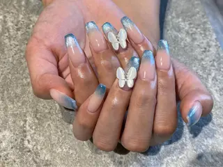 ネイル 【やり放題専門店】 スカルプ＆長さ出しのネイルデザイン