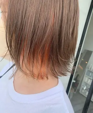 カラー ulu.久保田 加奈子のヘアスタイル