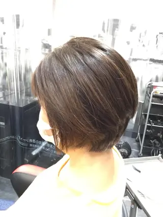 ミディアム Annon プライベートサロンのヘアスタイル