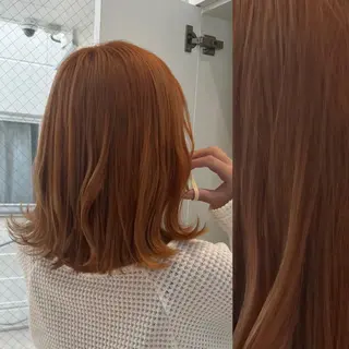 ミディアム カラー ヘアアレンジ stylist ◎RUKI.のヘアスタイル