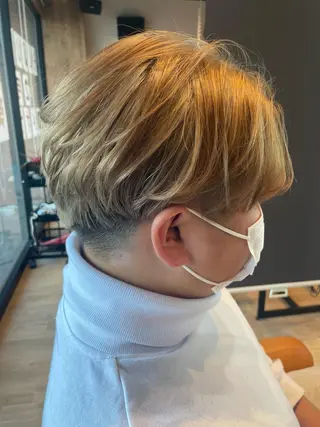 ショート カラー 髪質改善/ブリーチ 田代 龍我のヘアスタイル