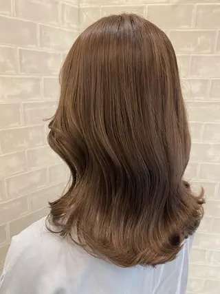 ミディアム カラー 韓国風🇰🇷 MAAYAのヘアスタイル