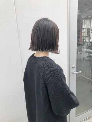 ショート カラー ノグチ ユウキ/ボブのヘアスタイル