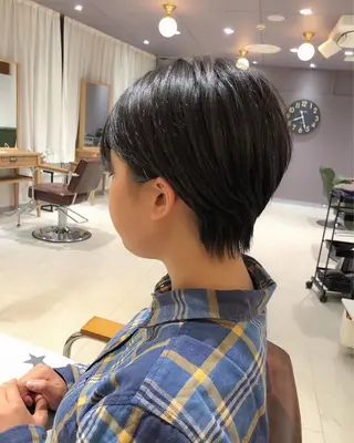 ショート eins.hair所属・過去一の柔髪ヘア 🌿einshairのヘアスタイル