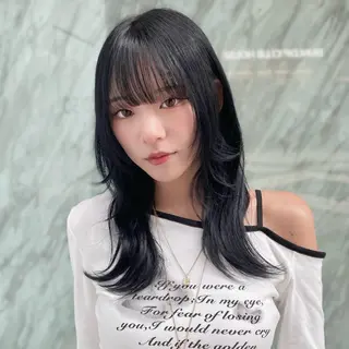 ミディアム カラー ✨ハッシュカット✨ ユウキ✨のヘアスタイル