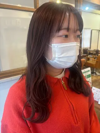 ロング カラー 中村 紀香のヘアスタイル