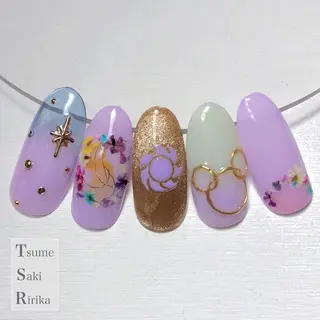 ネイル 爪咲 りり花のネイルデザイン