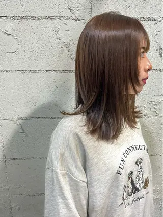 ミディアム カラー La.LAUREN所属・透明感カラー/ TETSUのヘアスタイル