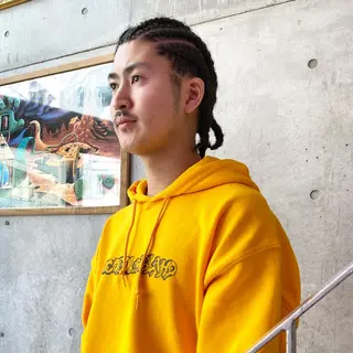 ミディアム カラー パーマ ヘアアレンジ メンズ キッズ ネイル マツエク・マツパ 中元 淳のヘアスタイル