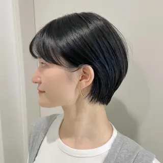 ショート モテヘア/グレージュ /ボブ/前原汐🎐のヘアスタイル