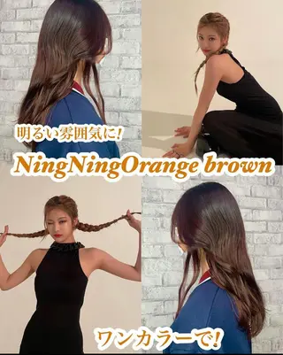 ロング カラー LIBERTE所属・韓国ヘア🌈加藤 瑠華のヘアスタイル