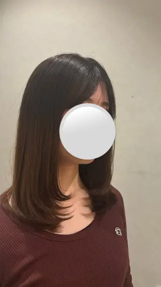 セミロング RUDDER 小泉のヘアスタイル