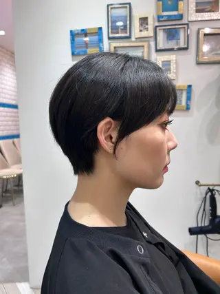ショート ボブ/レイヤーボブ/ 髪質改善/梶川 夏季のヘアスタイル