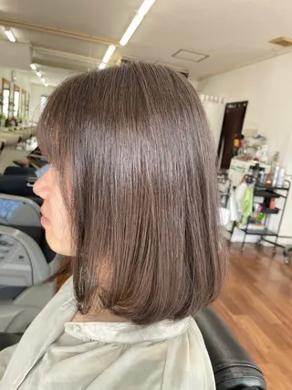 ミディアム ヘアアレンジ レオン所属・本橋 琴実のヘアスタイル