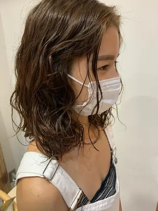 ミディアム misch by urban所属・名駅🦢大人艶カラー 🪽カミヤアカネのヘアスタイル