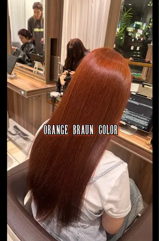 ロング カラー リノ🖤韓国ヘア 🖤🇰🇷のヘアスタイル