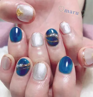 ネイル まるみ ♡のネイルデザイン