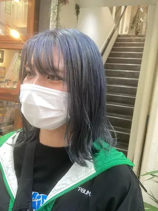 ミディアム nico🏁 rihoのヘアスタイル