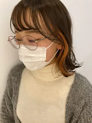 ショート カラー FILMS所属・宮城 星のヘアスタイル