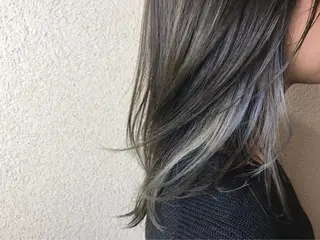 ミディアム カラー 菅村 勇亮のヘアスタイル