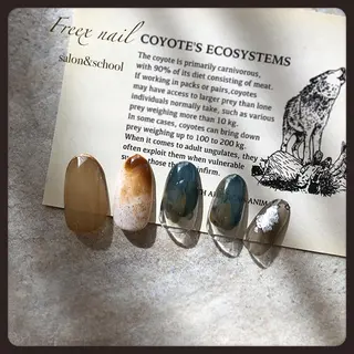 ネイル Freex nail所属・freex nail /ニュアンス/個性派のネイルデザイン