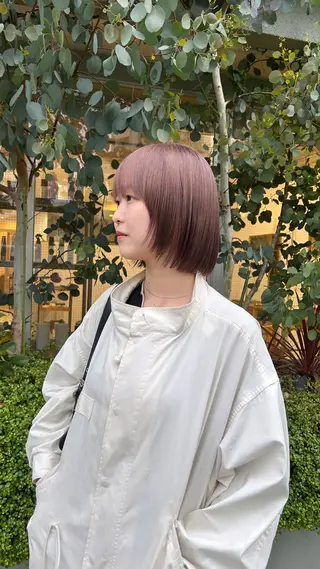 ミディアム カラー STAN WOOD所属・似合わせcut 🔥yutakaのヘアスタイル