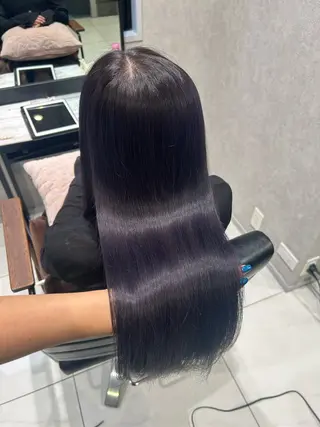 カラー 透明感カラー💙 束感マツエク🪼海月のヘアスタイル