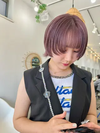ショート カラー 🌼sunc HINAMI🌼のヘアスタイル