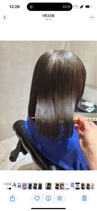 セミロング Re.ly所属・高田 有里子のヘアスタイル