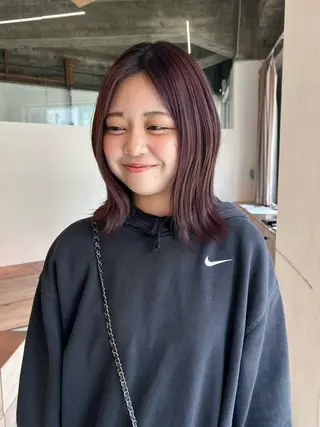 セミロング カラー the　hinc所属・ひな🐥 ボブ/ハイトーン🫧のヘアスタイル