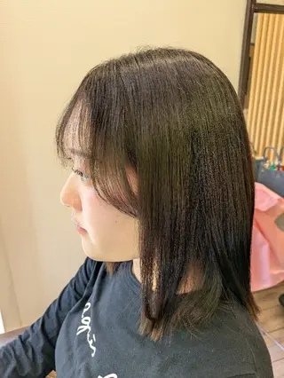 ミディアム RYUCK[リュック]所属・岡田/ スタイリストのヘアスタイル