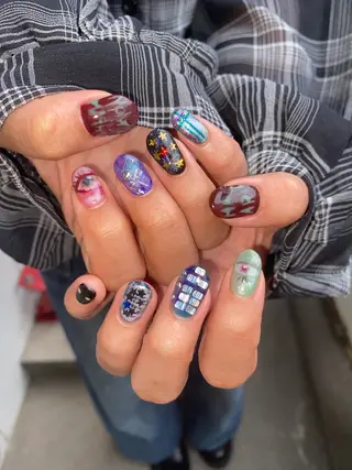 ネイル .unff所属・hana (..)個 性派/メンズネイル◎のネイルデザイン